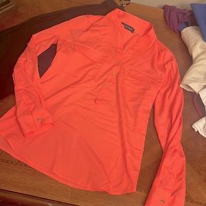 Coral color Ivanka blouse never worn